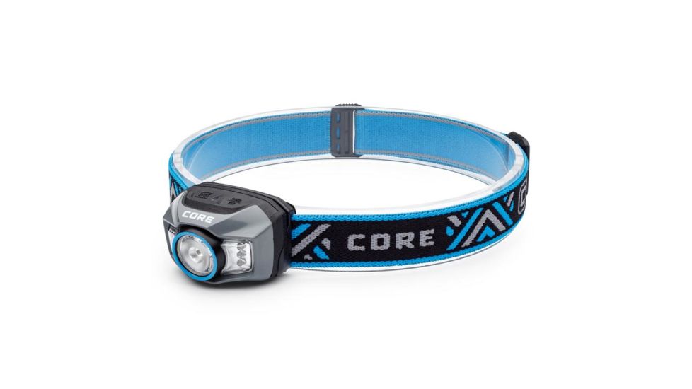 Core Equipment Rechargeable Headlamp, 300 Lumen, Gray, 2.2 x 1.5 x 1.7 in, 40079