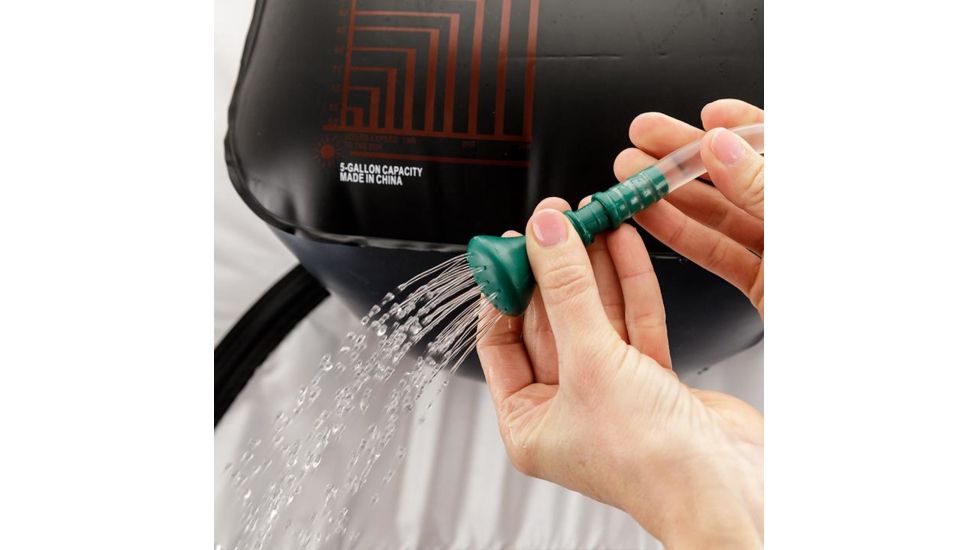 Core Equipment Two-Room Instant Shower Tent, Gray, 7 x 3.5 ft, 40058