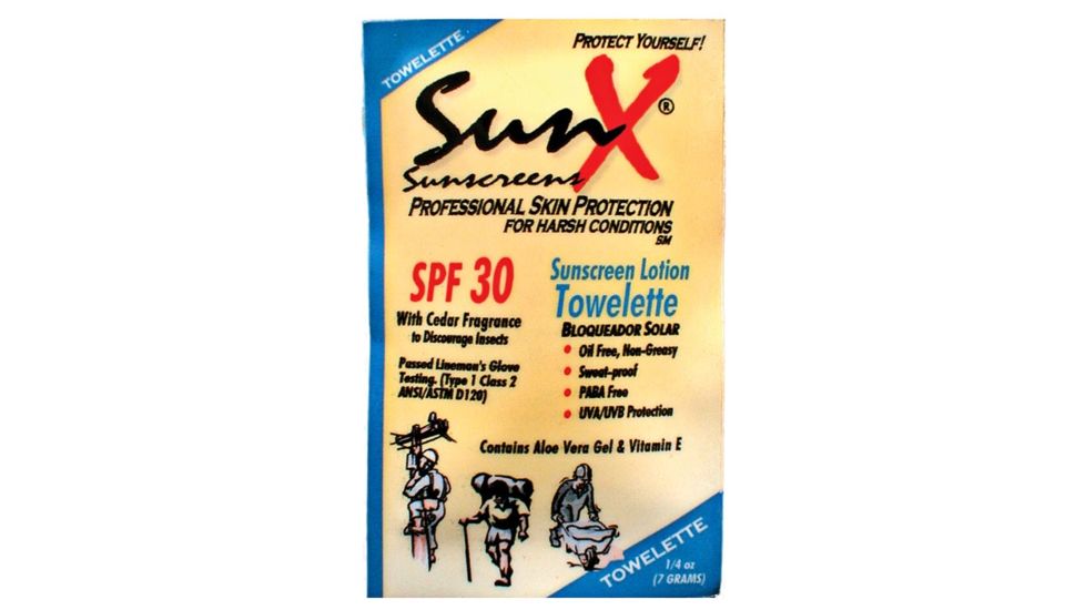 Coretex Products Sunx Spf30 Sunscreen Towelette 71440