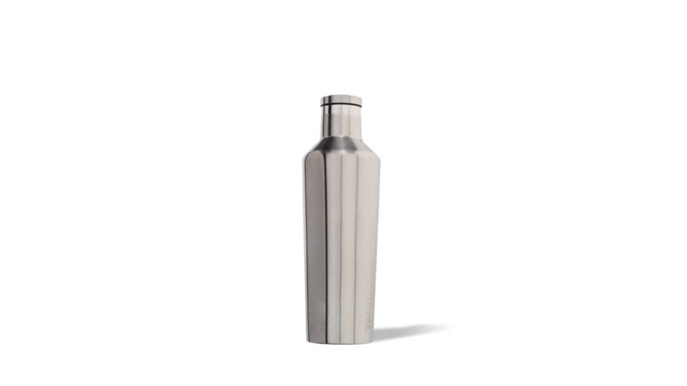 Corkcicle Classic Metallic Canteen, Brushed Steel, 16oz 2016__BS