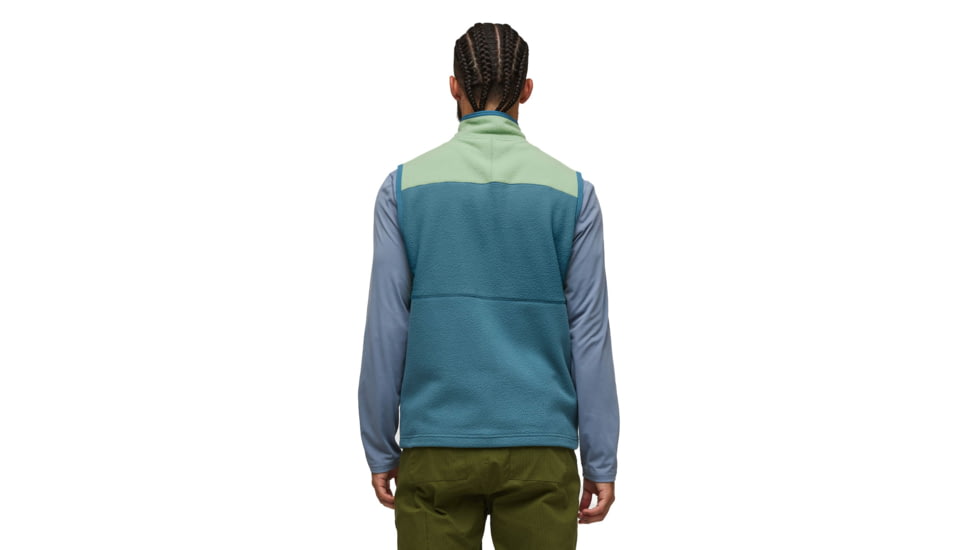 Cotopaxi Abrazo Fleece Vest - Mens, Aspen/Blue Spruce, Extra Small, DFV-F23-ASPBSP-M-XS