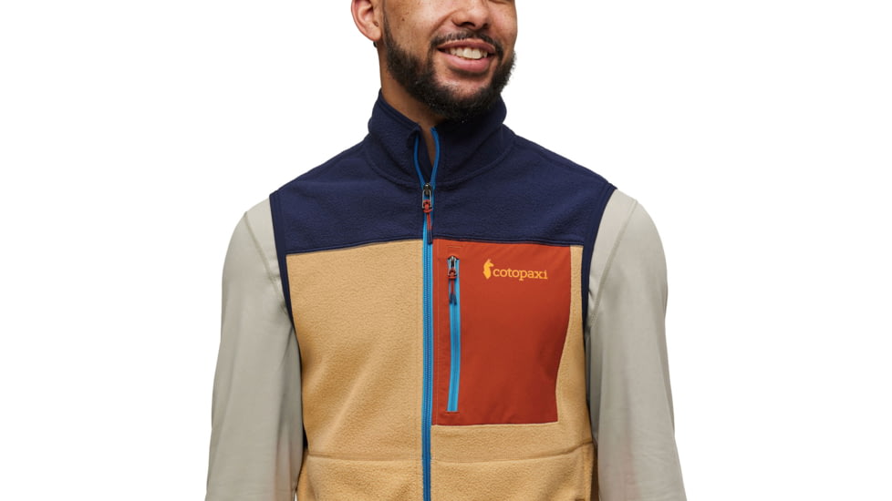 Cotopaxi Abrazo Fleece Vest - Mens, Maritime/Birch, Medium, DFV-F23-MTBIR-M-M