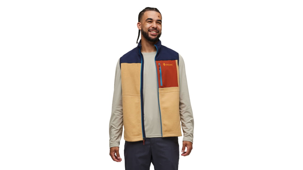 Cotopaxi Abrazo Fleece Vest - Mens, Maritime/Birch, Medium, DFV-F23-MTBIR-M-M