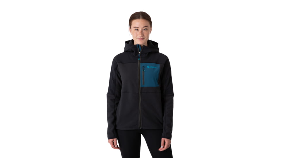 Cotopaxi Abrazo Full-Zip Fleece Jacket - Womens, Black, Small, DRFZ-F21-BLK-W-S