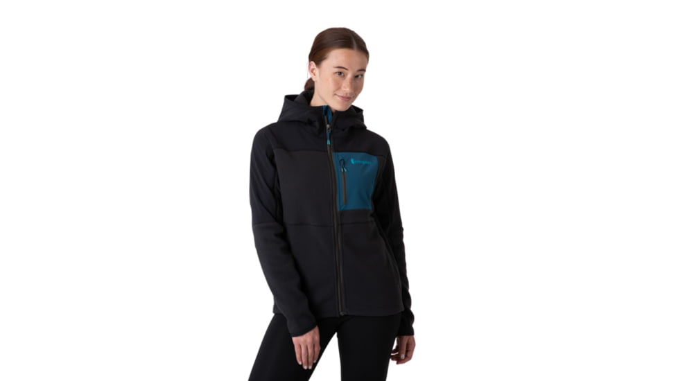 Cotopaxi Abrazo Full-Zip Fleece Jacket - Womens, Black, Small, DRFZ-F21-BLK-W-S