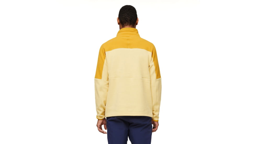 Cotopaxi Abrazo Half-Zip Fleece Jacket - Mens, Amber/Wheat, Large, DOR-F23-AMWH-M-L