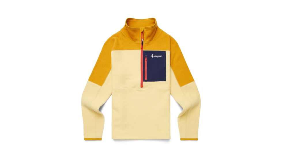 Cotopaxi Abrazo Half-Zip Fleece Jacket - Mens, Amber/Wheat, Large, DOR-F23-AMWH-M-L