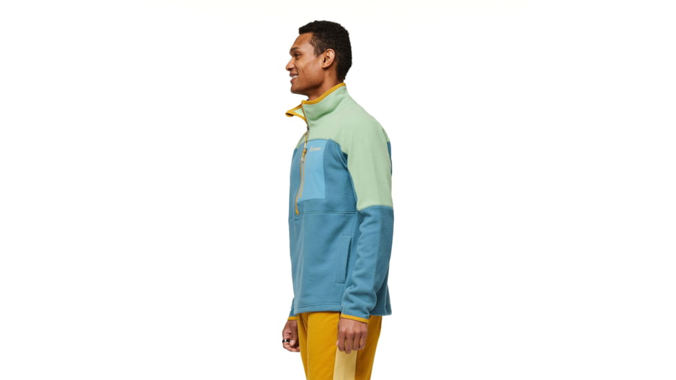 Cotopaxi Abrazo Half-Zip Fleece Jacket - Mens, Aspen/Blue Spruce, Small, DOR-F23-ASPBSP-M-S