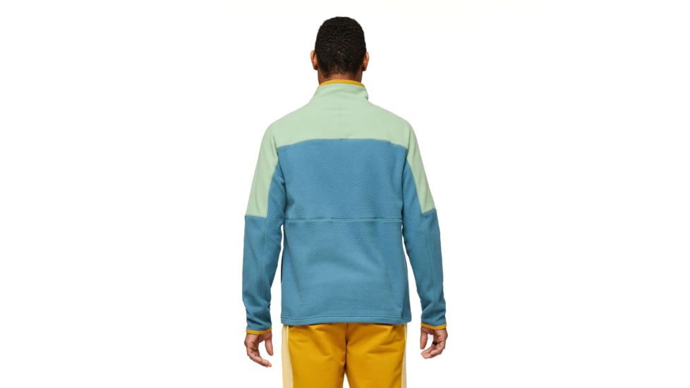 Cotopaxi Abrazo Half-Zip Fleece Jacket - Mens, Aspen/Blue Spruce, Small, DOR-F23-ASPBSP-M-S