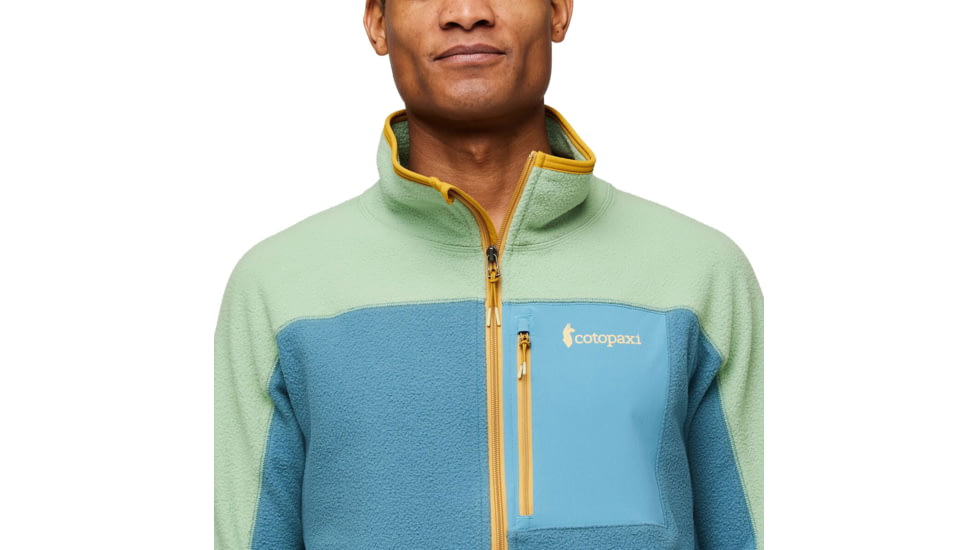 Cotopaxi Abrazo Half-Zip Fleece Jacket - Mens, Aspen/Blue Spruce, Small, DOR-F23-ASPBSP-M-S