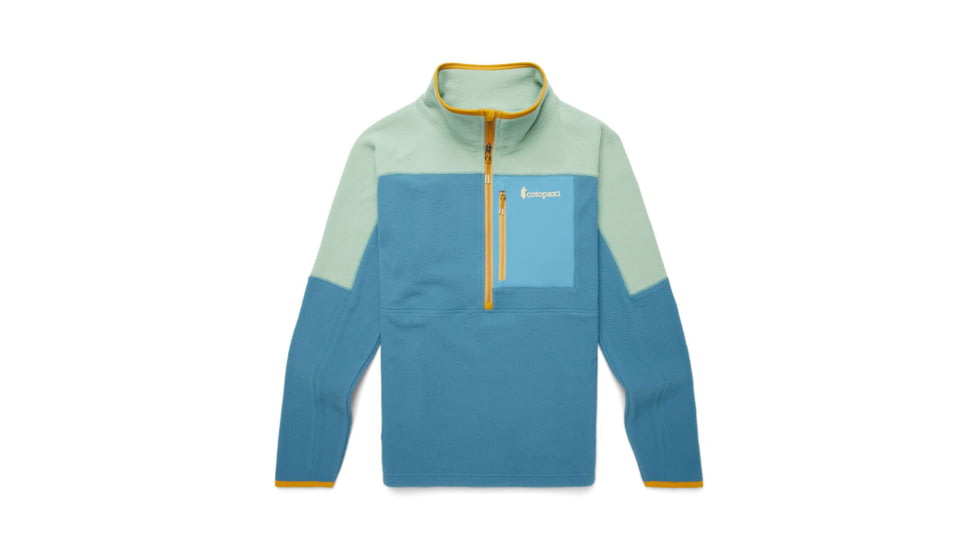 Cotopaxi Abrazo Half-Zip Fleece Jacket - Mens, Aspen/Blue Spruce, Small, DOR-F23-ASPBSP-M-S