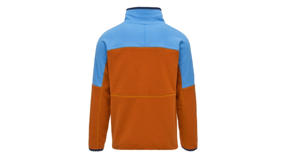 Cotopaxi Abrazo Half-Zip Fleece Jacket - Mens, Azul &amp; Mezcal, Small, DOR-S21-AZMZ-M-S