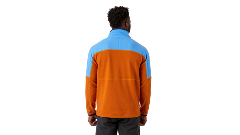Cotopaxi Abrazo Half-Zip Fleece Jacket - Mens, Azul &amp; Mezcal, Small, DOR-S21-AZMZ-M-S