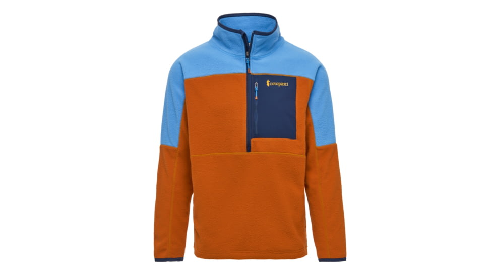 Cotopaxi Abrazo Half-Zip Fleece Jacket - Mens, Azul &amp; Mezcal, Small, DOR-S21-AZMZ-M-S