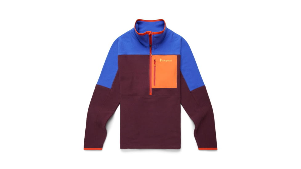 Cotopaxi Abrazo Half-Zip Fleece Jacket - Mens, Blue Violet/Wine, Extra Small, DOR-F23-BVWI-M-XS