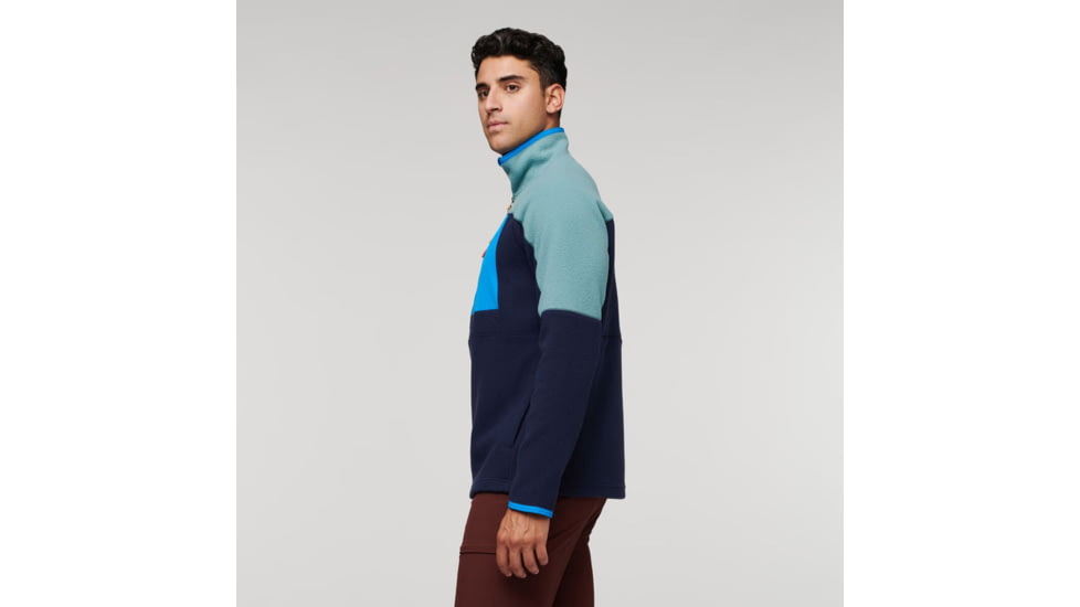 Cotopaxi Abrazo Half-Zip Fleece Jacket - Mens, Bluegrass/Maritime, Small, DOR-F22-BLGMT-M-S