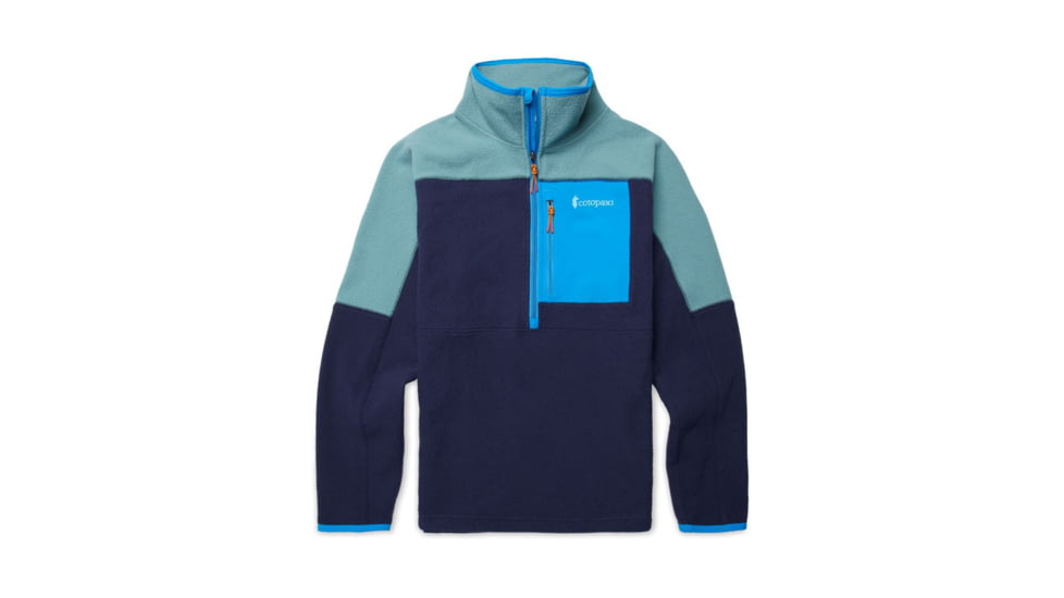 Cotopaxi Abrazo Half-Zip Fleece Jacket - Mens, Bluegrass/Maritime, Small, DOR-F22-BLGMT-M-S