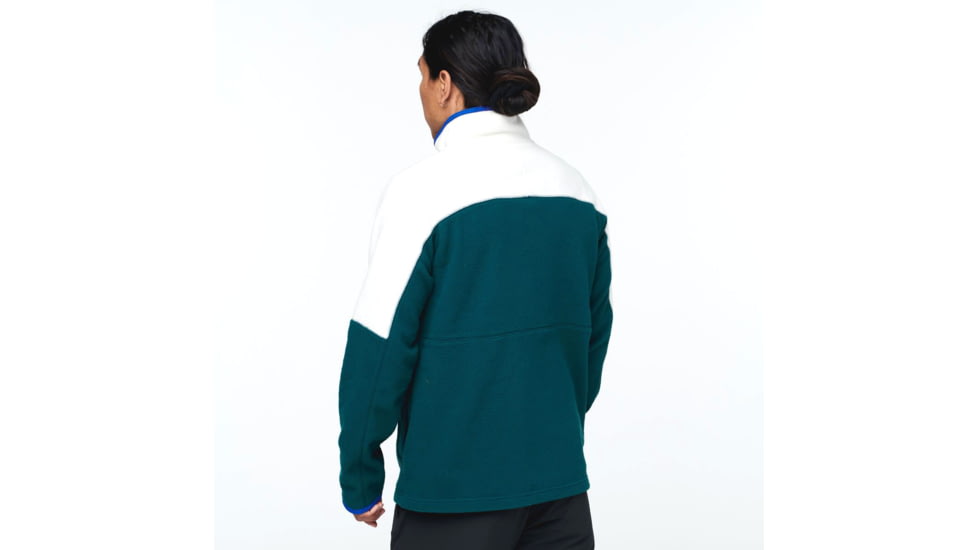 Cotopaxi Abrazo Half-Zip Fleece Jacket - Mens, Bone/Deep Ocean, 3XL, DOR-S22-BNDO-M-XXXL