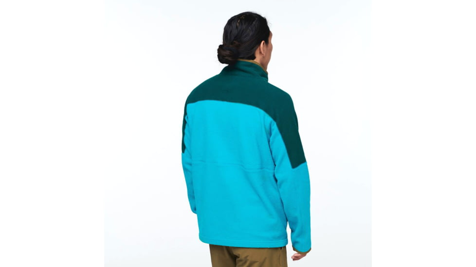 Cotopaxi Abrazo Half-Zip Fleece Jacket - Mens, Deep Ocean/Mineral Blue, Extra Small, DOR-S22-DOMB-M-XS