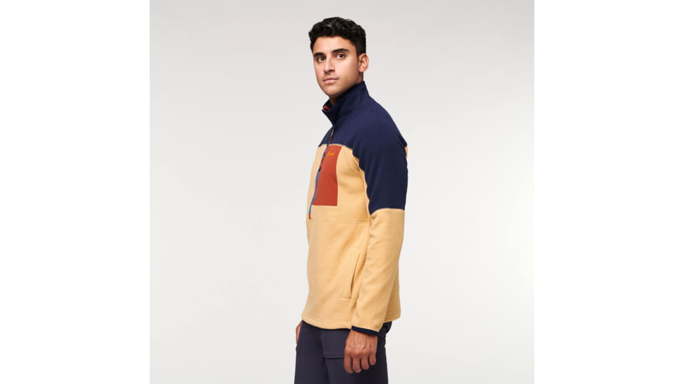 Cotopaxi Abrazo Half-Zip Fleece Jacket - Mens, Maritime/Birch, Medium, DOR-F22-MTBIR-M-M