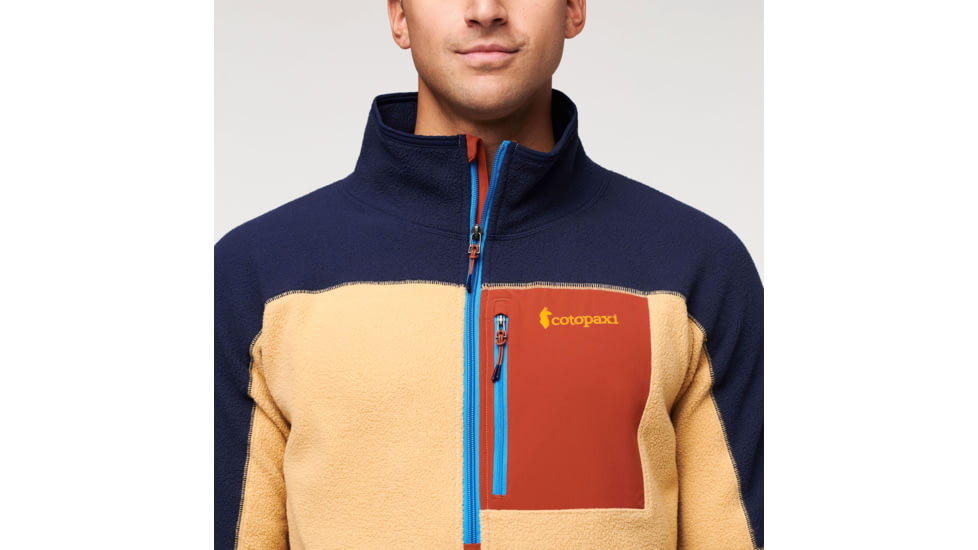 Cotopaxi Abrazo Half-Zip Fleece Jacket - Mens, Maritime/Birch, Medium, DOR-F22-MTBIR-M-M