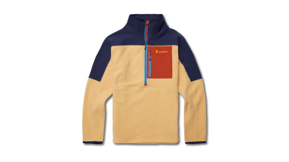 Cotopaxi Abrazo Half-Zip Fleece Jacket - Mens, Maritime/Birch, Medium, DOR-F22-MTBIR-M-M