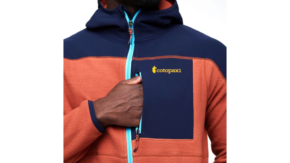 Cotopaxi Abrazo Half-Zip Fleece Jacket - Mens, Maritime/Spice, 3XL, DOR-S22-MTMSPC-M-XXXL
