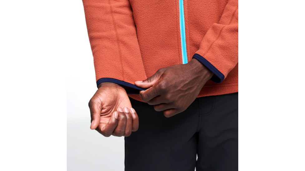 Cotopaxi Abrazo Half-Zip Fleece Jacket - Mens, Maritime/Spice, 3XL, DOR-S22-MTMSPC-M-XXXL