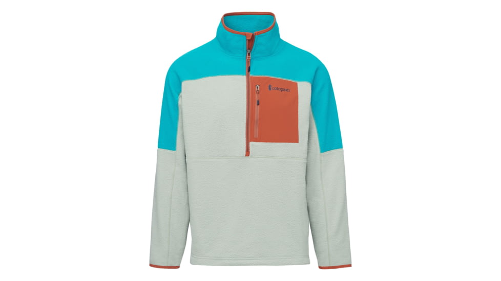Cotopaxi Abrazo Half-Zip Fleece Jacket - Mens, Mineral Blue/Brush, Extra Small, DOR-S22-MIBBSH-M-XS