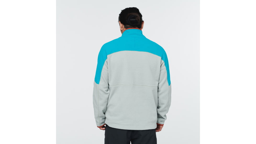 Cotopaxi Abrazo Half-Zip Fleece Jacket - Mens, Mineral Blue &amp; Brush, Small, DOR-S22-MIBBSH-M-S