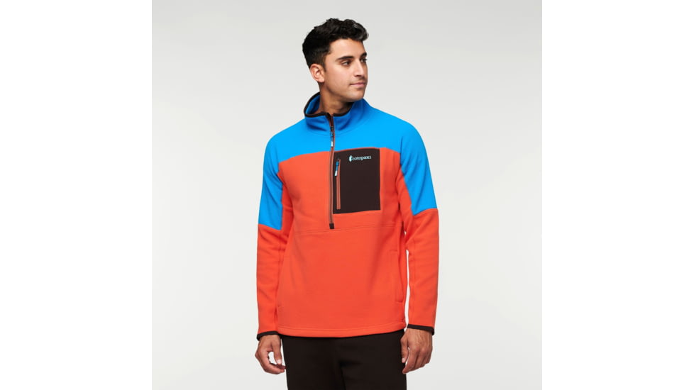 Cotopaxi Abrazo Half-Zip Fleece Jacket - Mens, Saltwater/Canyon, Extra Small, DOR-F22-SWCN-M-XS