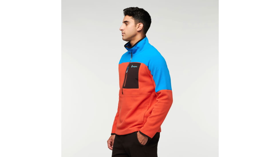 Cotopaxi Abrazo Half-Zip Fleece Jacket - Mens, Saltwater/Canyon, Extra Small, DOR-F22-SWCN-M-XS