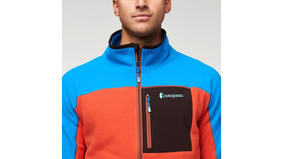 Cotopaxi Abrazo Half-Zip Fleece Jacket - Mens, Saltwater/Canyon, Extra Small, DOR-F22-SWCN-M-XS