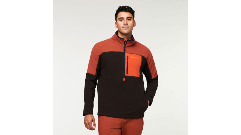 Cotopaxi Abrazo Half-Zip Fleece Jacket - Mens, Spice/Cavern, Medium, DOR-F22-SPCCA-M-M
