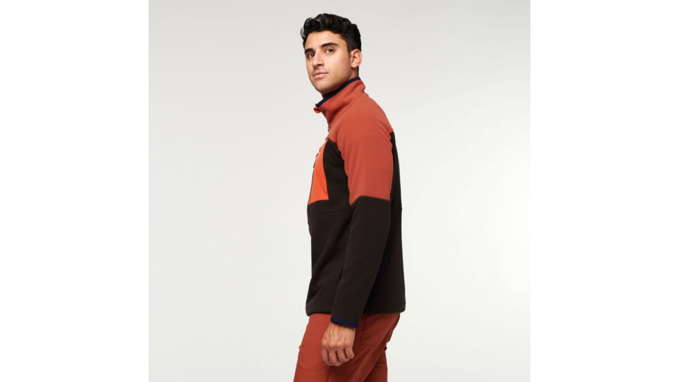 Cotopaxi Abrazo Half-Zip Fleece Jacket - Mens, Spice/Cavern, Medium, DOR-F22-SPCCA-M-M