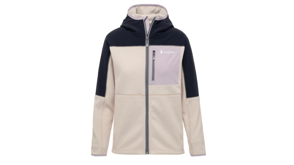 Cotopaxi Abrazo Hooded Full-Zip Fleece Jacket - Womens, Black/Cream, 2XL, DRFZ-F21-BLCR-W-XXL
