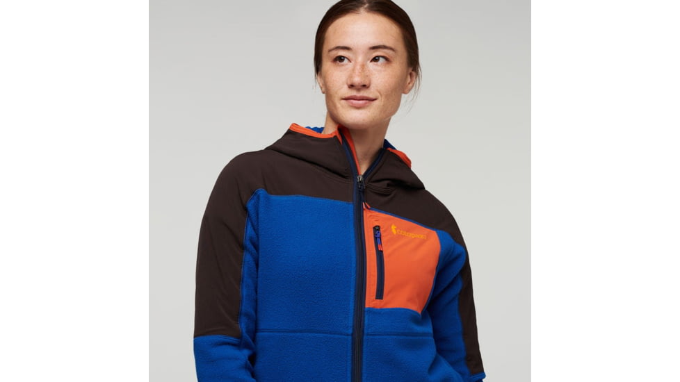 Cotopaxi Abrazo Hooded Full-Zip Fleece Jacket - Womens, Cavern/Pacific, Extra Large, DRFZ-F22-CVPA-W-XL