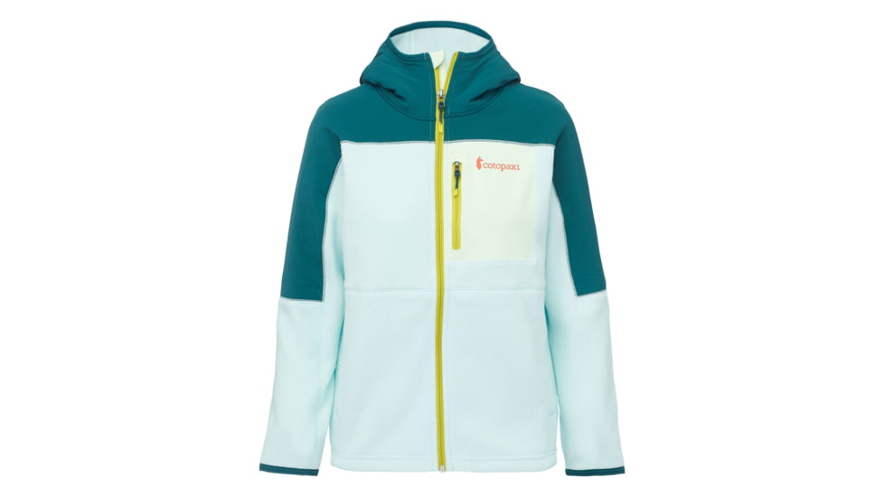 Cotopaxi Abrazo Hooded Full-Zip Fleece Jacket - Womens, Deep Ocean/Ice, 2XS, DRFZ-S22-DOICE-W-XXS