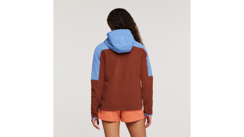 Cotopaxi Abrazo Hooded Full-Zip Fleece Jacket - Womens, Lupine/Acorn, Extra Small, DRFZ-S23-LPACN-W-XS