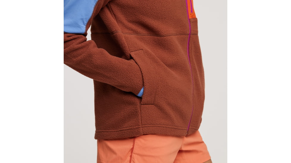 Cotopaxi Abrazo Hooded Full-Zip Fleece Jacket - Womens, Lupine/Acorn, Extra Small, DRFZ-S23-LPACN-W-XS