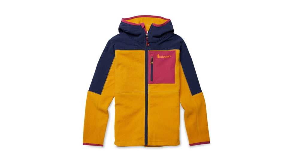 Cotopaxi Abrazo Hooded Full-Zip Fleece Jacket - Womens, Maritime/Amber, Extra Large, DRFZ-F22-MTAMB-W-XL