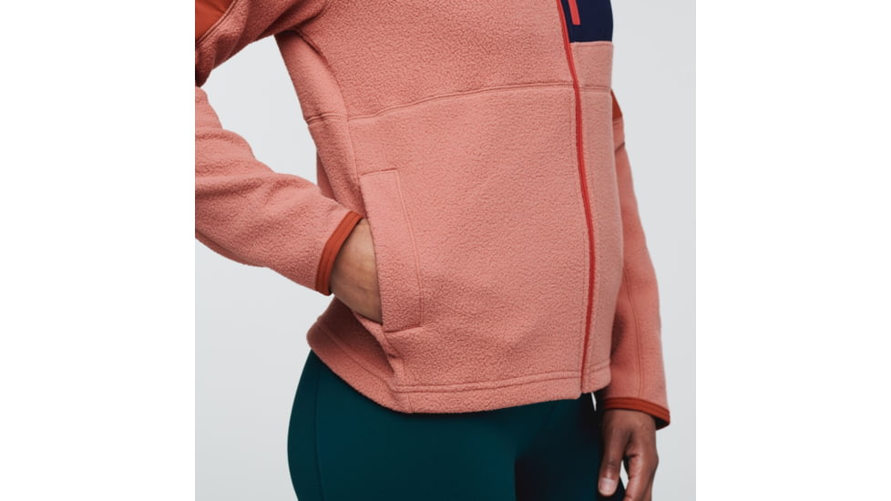Cotopaxi Abrazo Hooded Full-Zip Fleece Jacket - Womens, Spice/Earthen, 2XL, DRFZ-S22-SPCEA-W-XXL