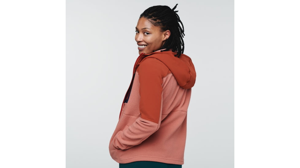 Cotopaxi Abrazo Hooded Full-Zip Fleece Jacket - Womens, Spice/Earthen, 2XL, DRFZ-S22-SPCEA-W-XXL