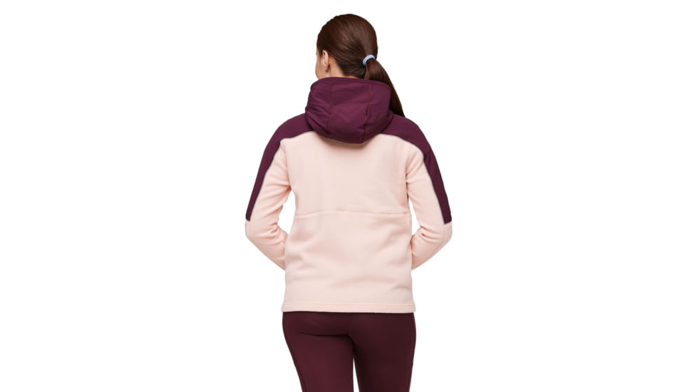 Cotopaxi Abrazo Hooded Full-Zip Fleece Jacket - Womens, Wine/Rosewood, 2XL, DRFZ-F23-WIRSW-W-XXL