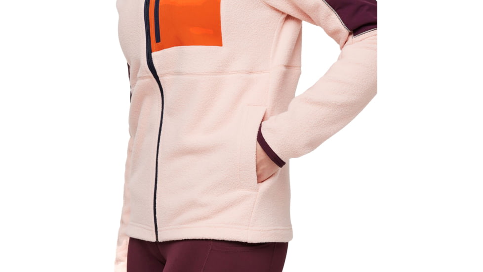 Cotopaxi Abrazo Hooded Full-Zip Fleece Jacket - Womens, Wine/Rosewood, 2XL, DRFZ-F23-WIRSW-W-XXL