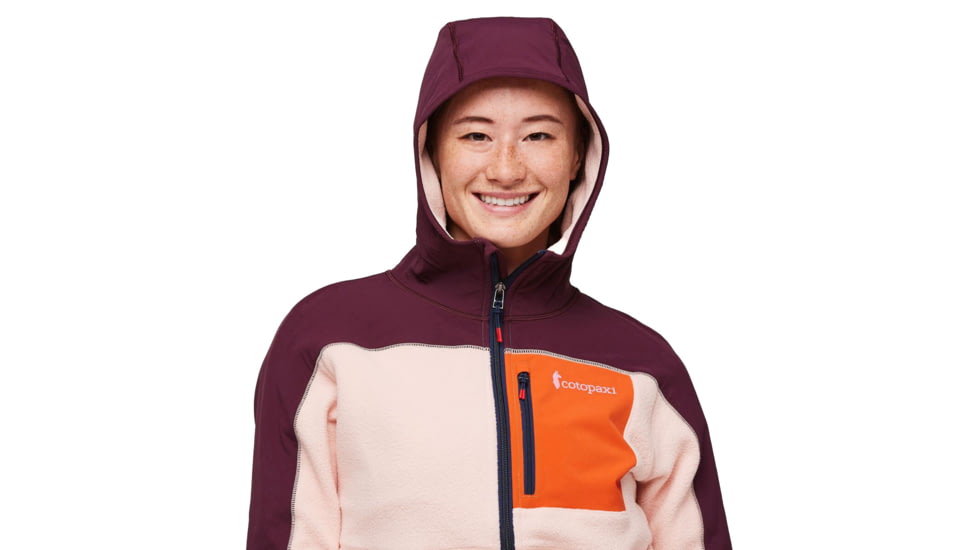 Cotopaxi Abrazo Hooded Full-Zip Fleece Jacket - Womens, Wine/Rosewood, 2XL, DRFZ-F23-WIRSW-W-XXL