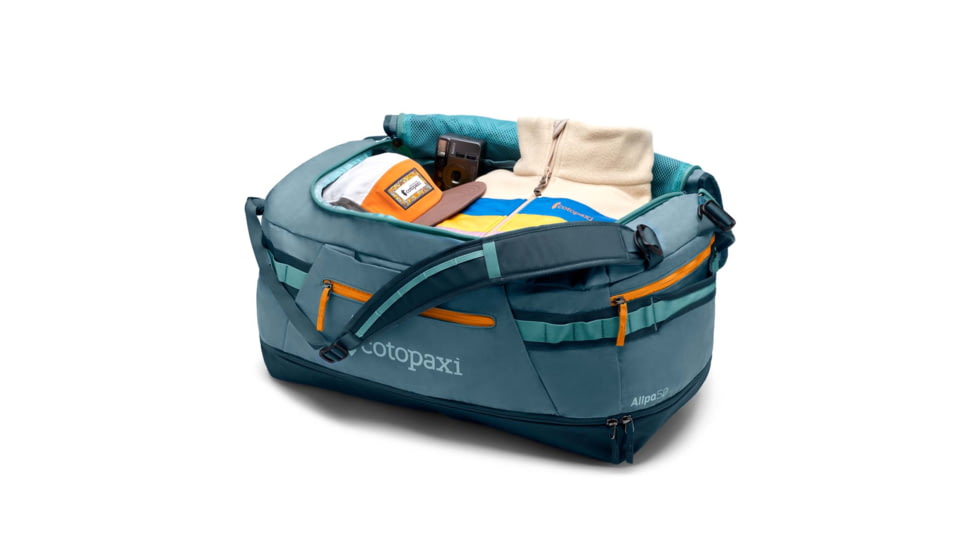 Cotopaxi Allpa 50L Duffel Bag, Blue Spruce/Abyss, One Size, AD50-S24-SPABY
