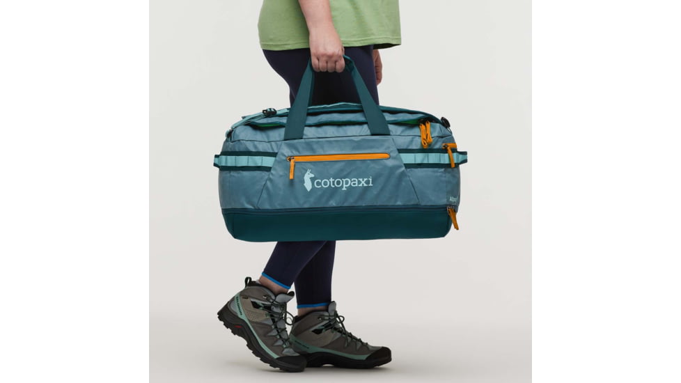 Cotopaxi Allpa 50L Duffel Bag, Blue Spruce/Abyss, One Size, AD50-S24-SPABY