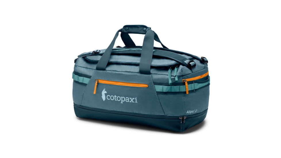 Cotopaxi Allpa 50L Duffel Bag, Blue Spruce/Abyss, One Size, AD50-S24-SPABY