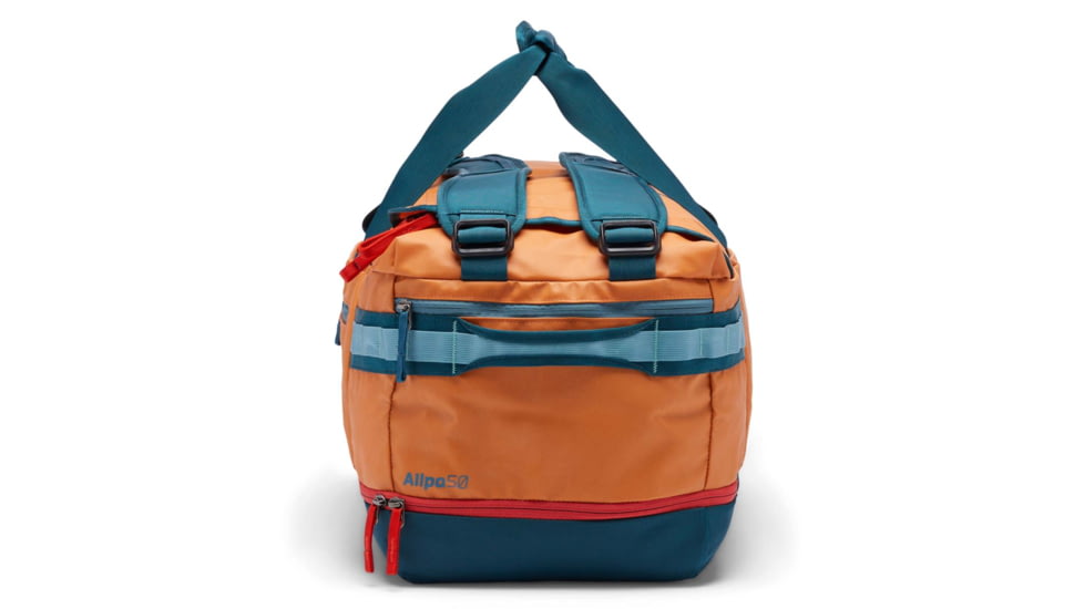 Cotopaxi Allpa 50L Duffel Bag, Tamarindo/Abyss, One Size, AD50-S24-TAMAB